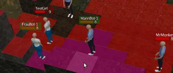 Aiming an area of effect skill in Project Aleron.